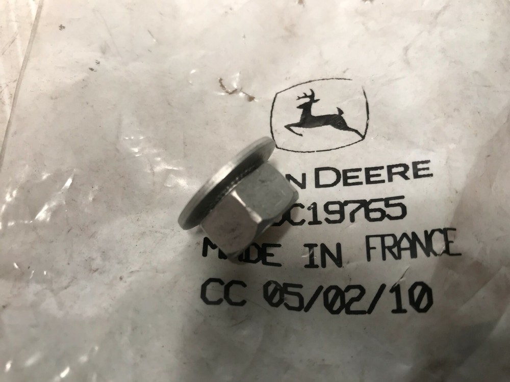 DC19765 GENUINE John Deere FLANGE LOCK NUT