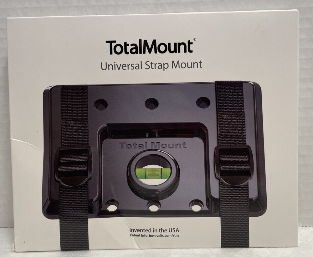 Total Mount Universal Strap Mount for Electronics Level Genuine Drill-Free