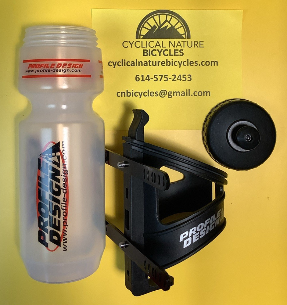 Profile Design HC Mount water bottle cage w/bottle
