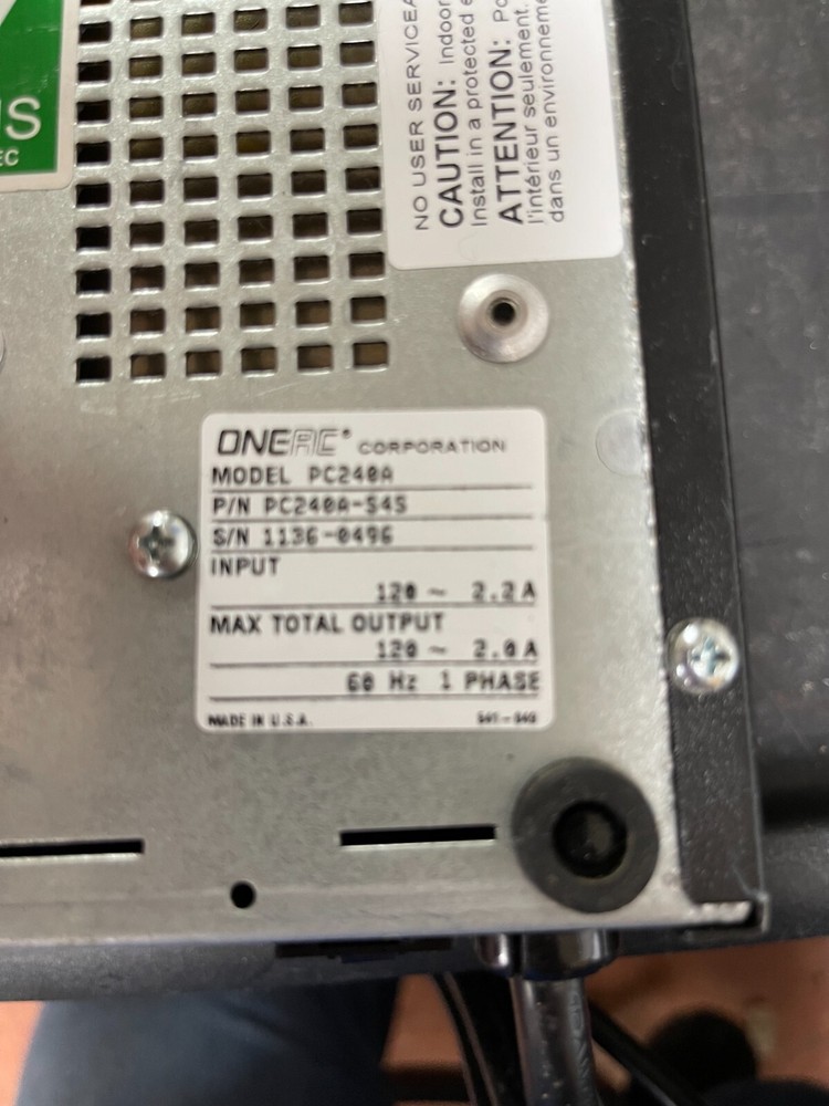 ONEAC PC240A Power Conditioner with 4 Outputs