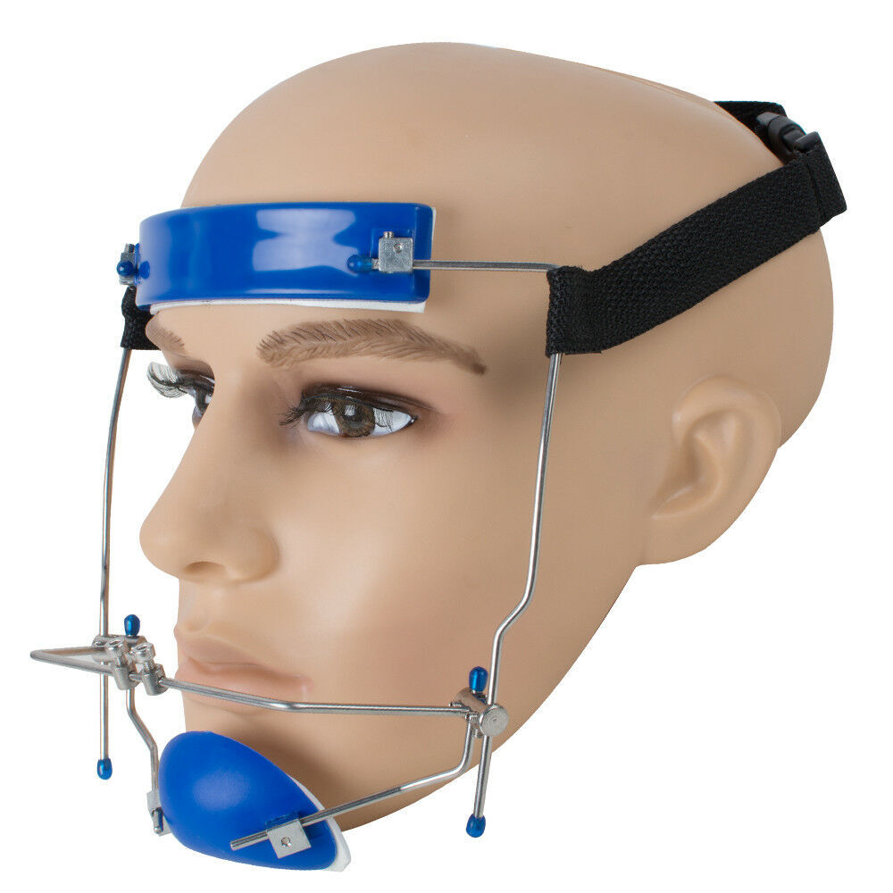 Dental Orthodontic Forward Pull Universal Headgear Face Pull Red/Blue