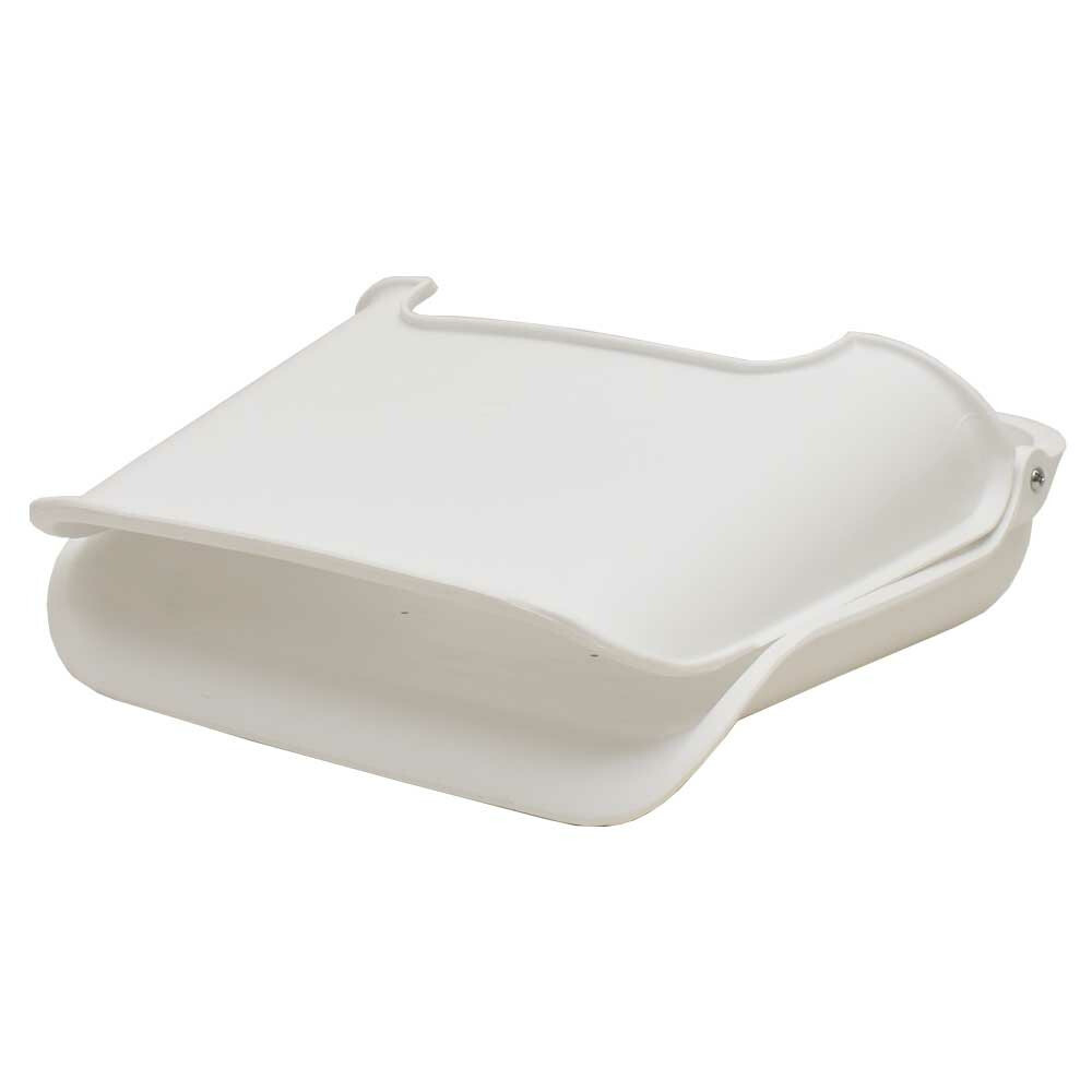 Wise Boat Fold-Down Seat 8WD136LS-710 | White High Back Clam Shell