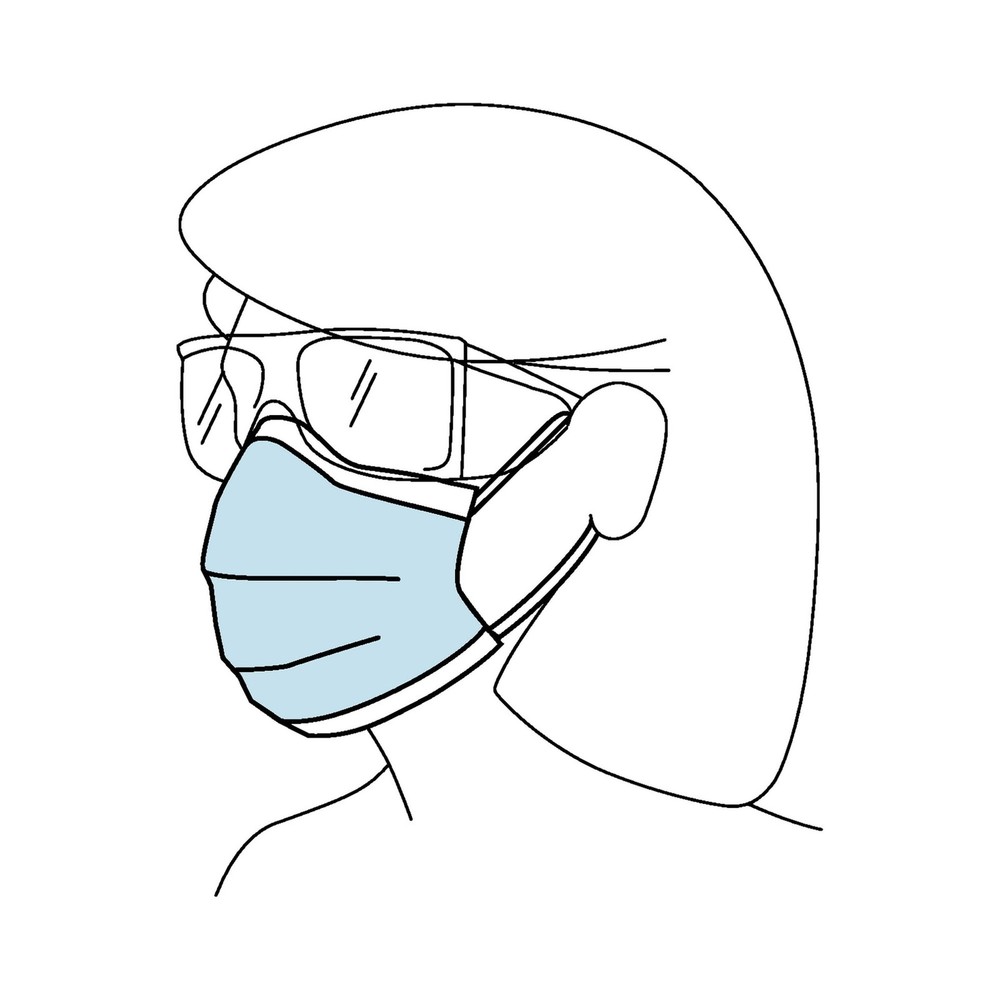 FluidShield Procedure Mask Pleated 50 per Box 62115