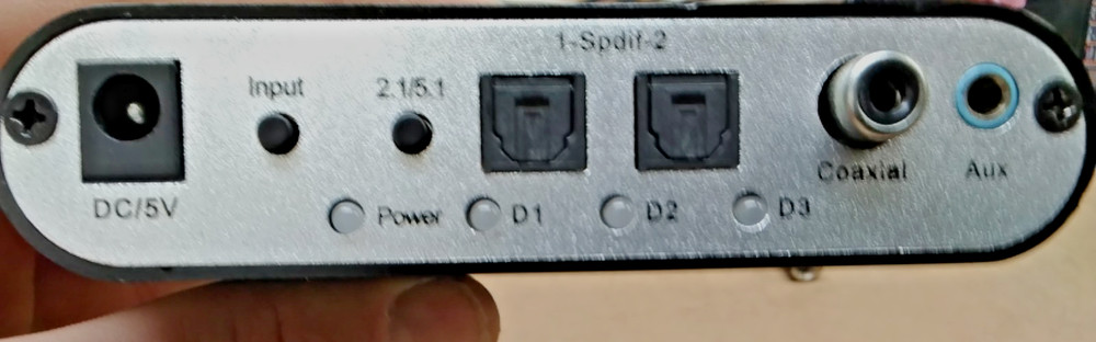 HD Audio Rush Digital Surround Sound Decoder Dolby Digital Pro Logic II