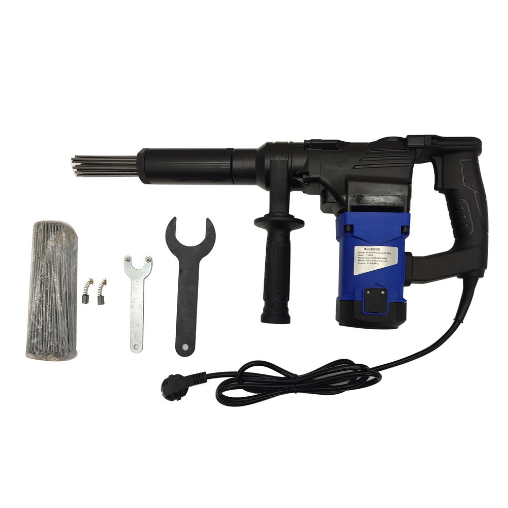 110V Electric Needle Scaler Needle Derusting Gun Marine Rust Removal Tool