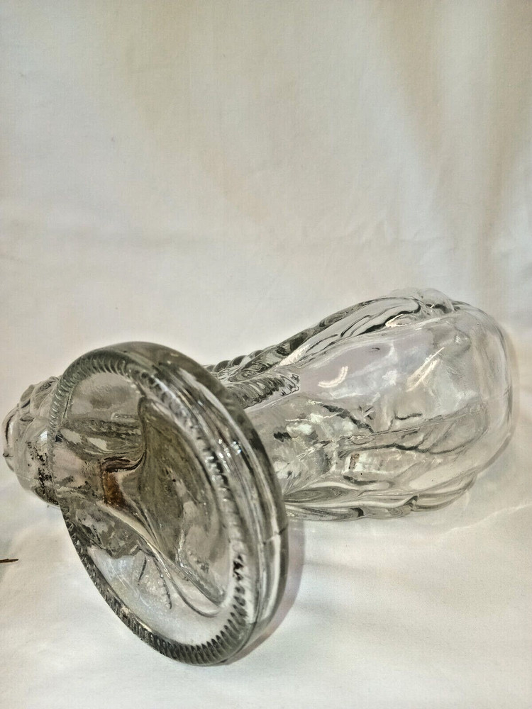 Vintage glass cockerel decanter [SF]
