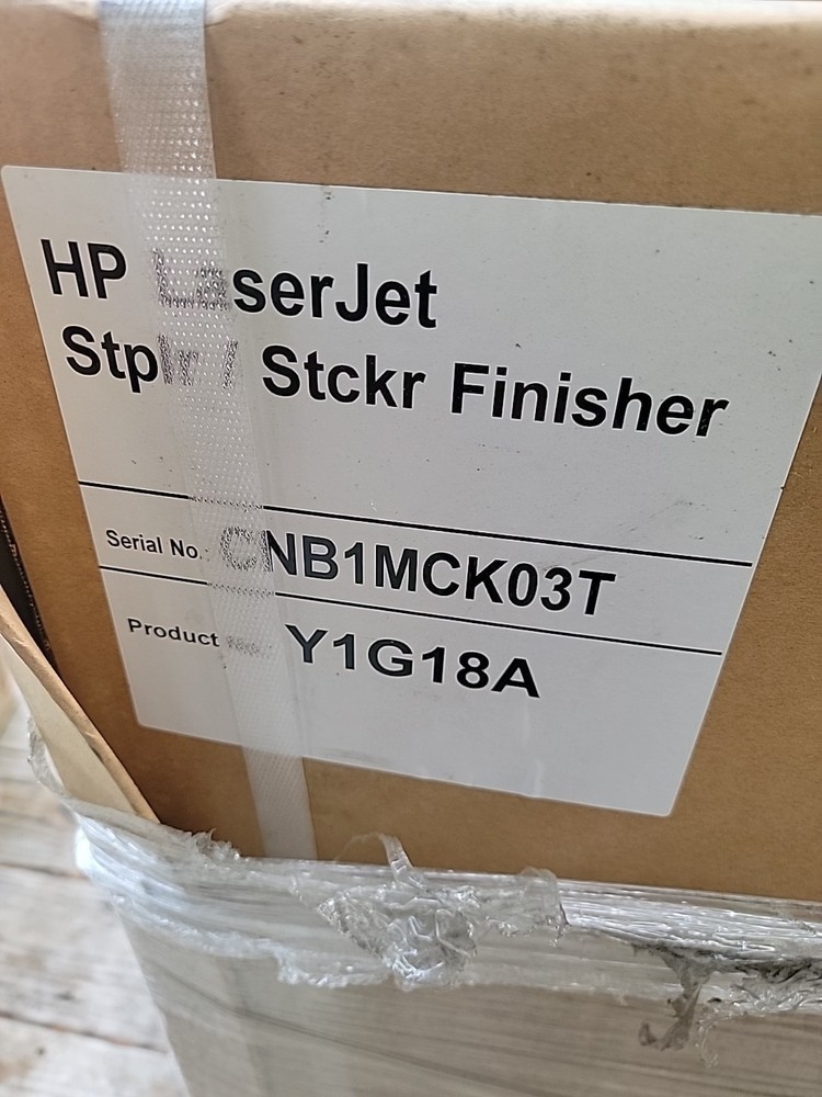 HP LaserJet Managed Flow External Stapler Stacker Finisher Y1G18A E77825z E87640