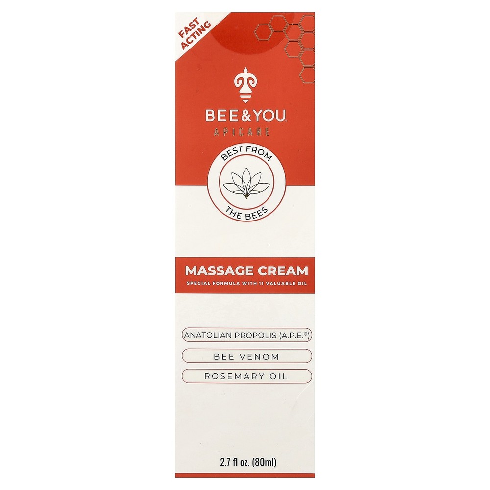 Massage Cream, 2.7 fl oz (80 ml)