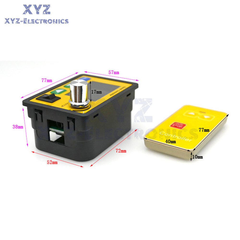 DC6-55V 30A Brush Motor Speed Controller LCD Digital Wireless Remote Control DIY