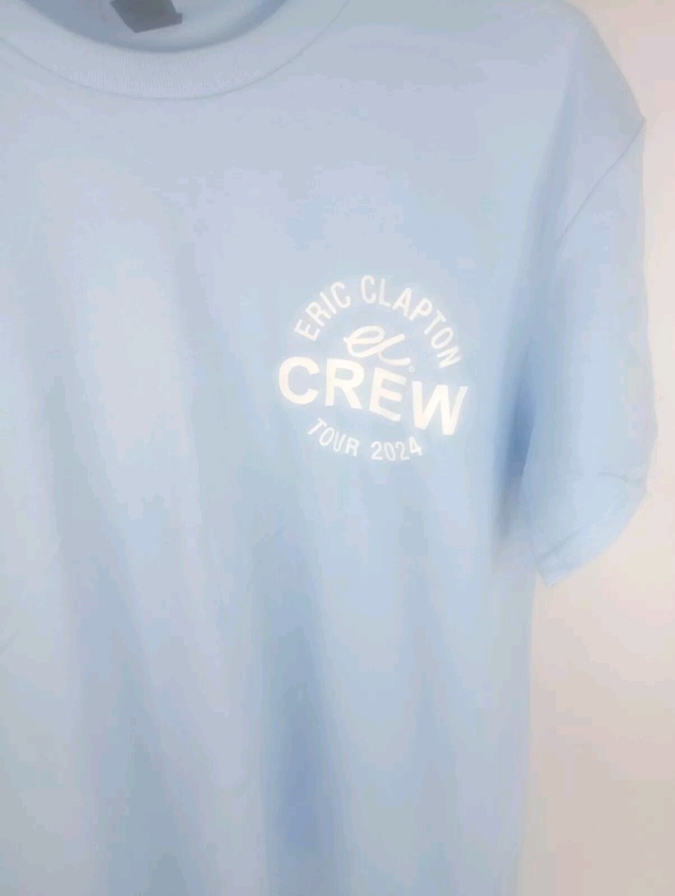Eric Clapton Local Crew Blue T-Shirt Size M Medium