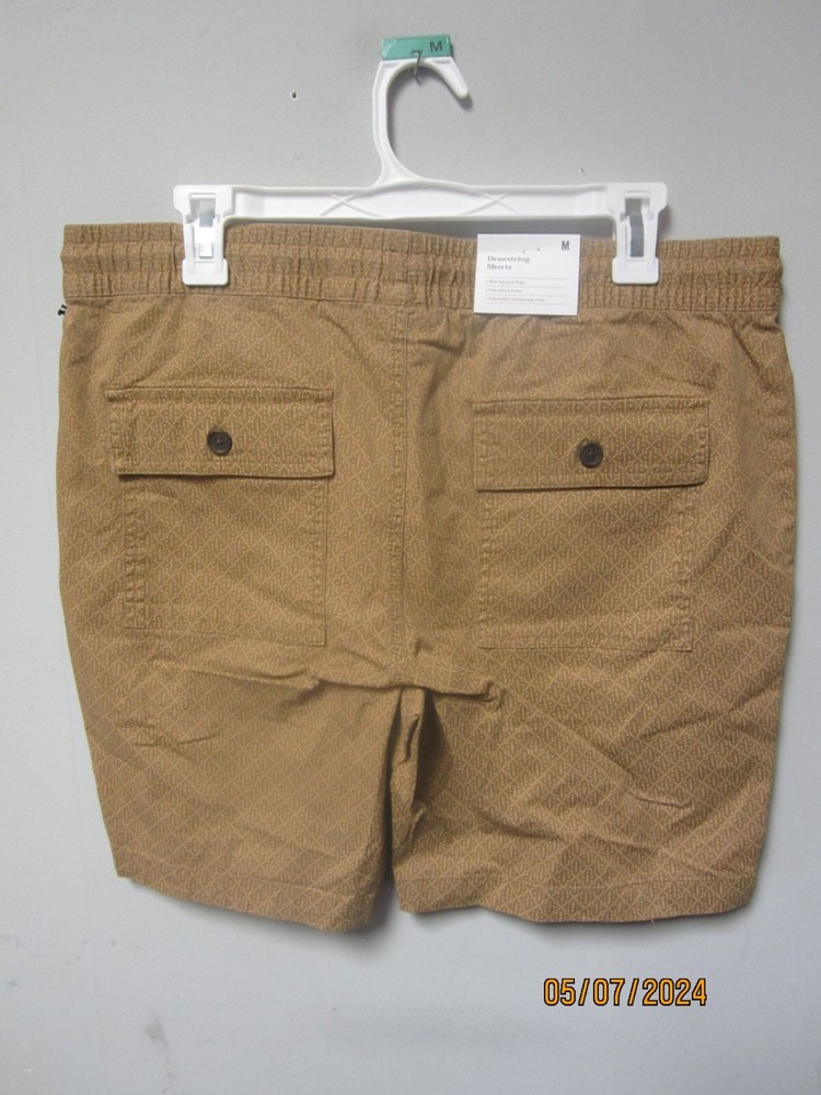 GoodFellow & Co Men's Khaki Drawstring Shorts Size M