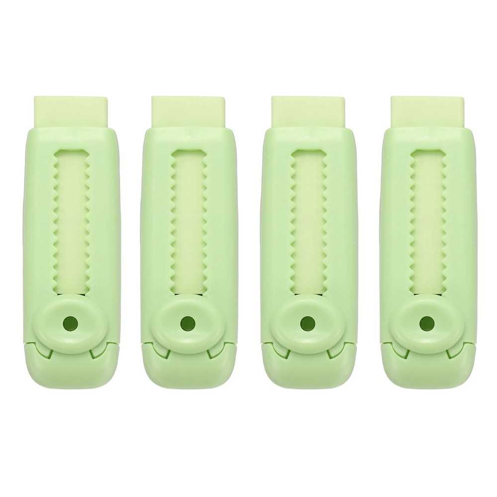 4 Pack Erasers, Pencil Erasers Large Eraser Push Pull Cute Soft, Cyan