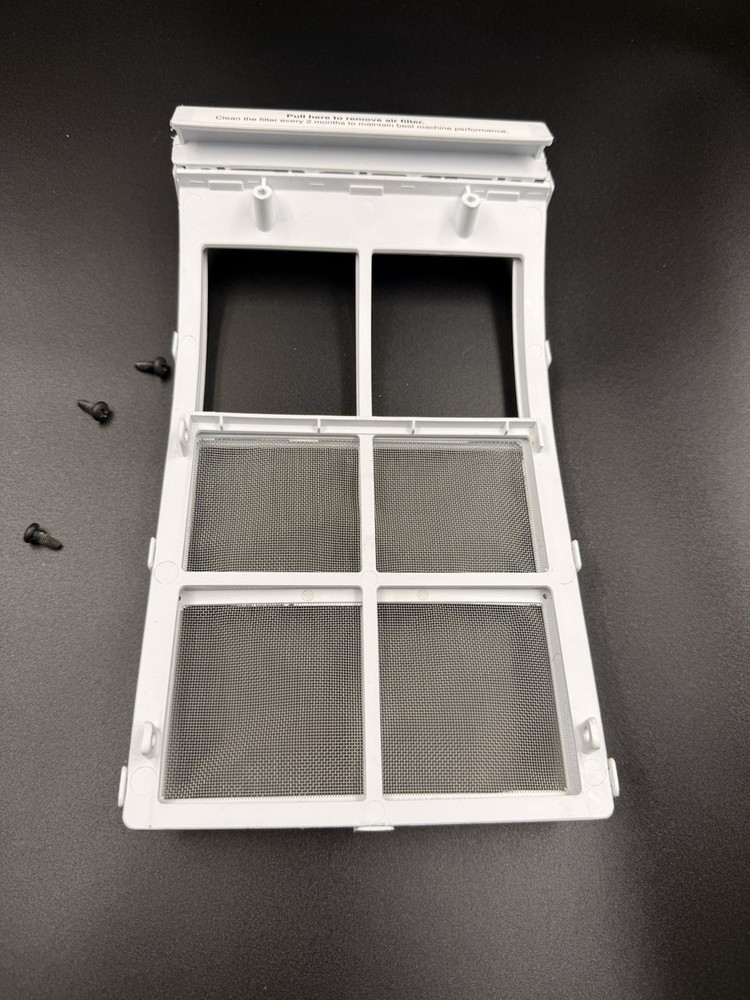 OEM GE Profile Opal 2.0 Ice Maker Rear Air Filter & Frame Replacement - White