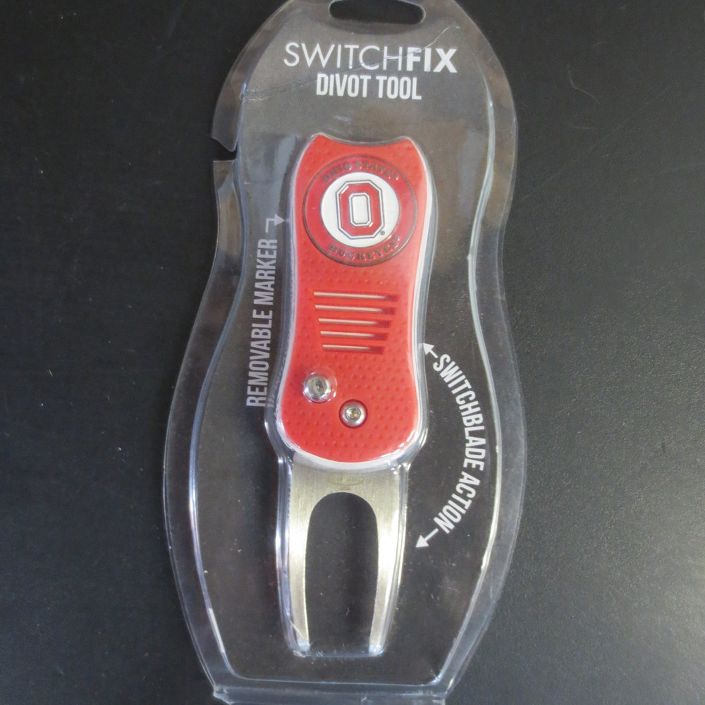 TEAM GOLF OHIO STATE BUCKEYES SWITCHFIX DIVOT TOOL