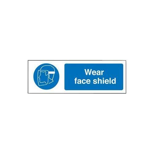 RT06699 Vinyl Self Adhesive Protective Visor Sign 25001G