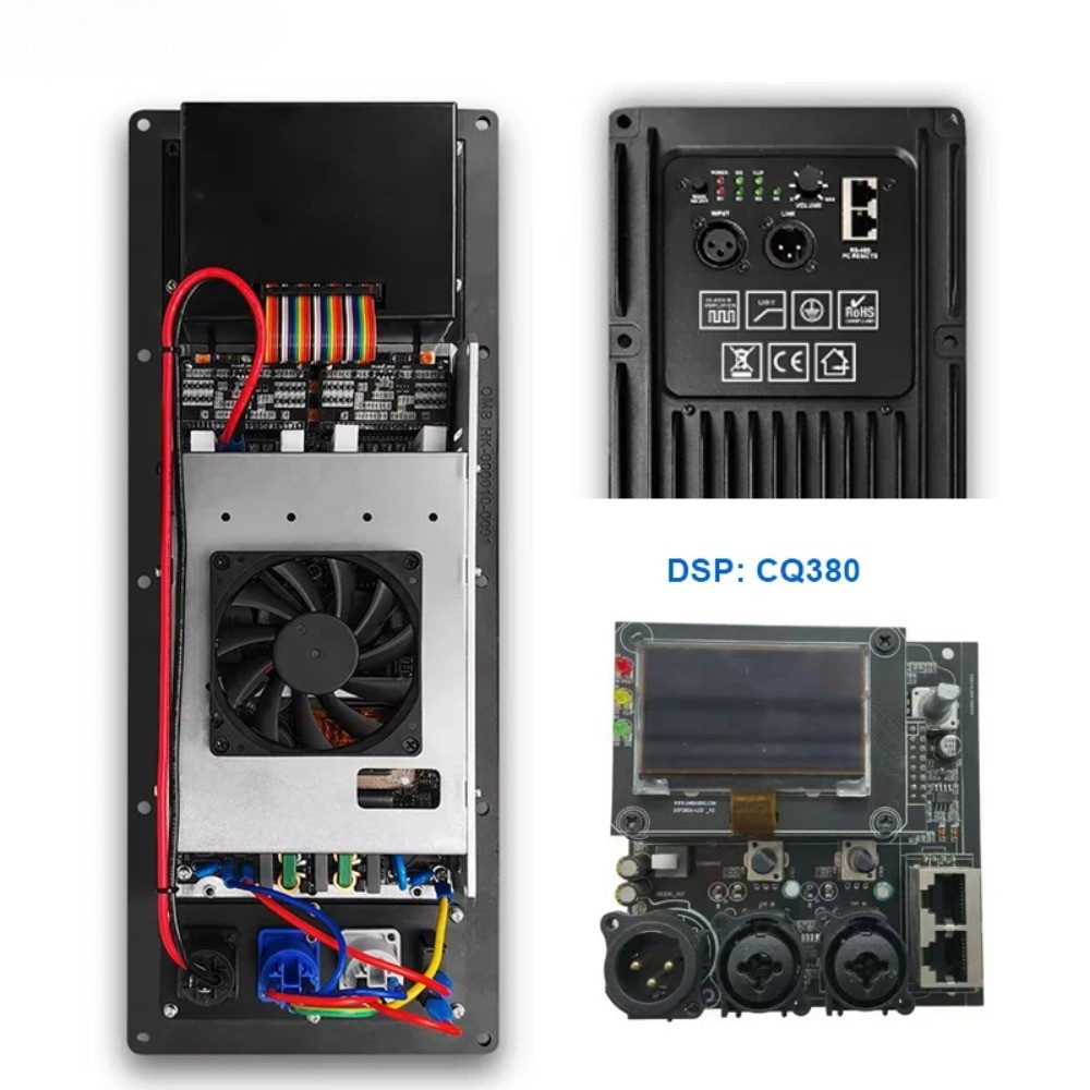 Karaoke Class D 3 Channel Power Amplifier Board Module 2000watt High Quality