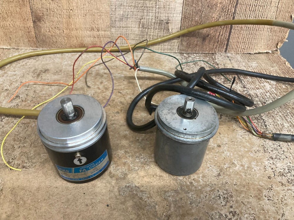 TAMAGAWA OAS FA-CODER 66-360 C/T CB-12V Encoder LOT of 2