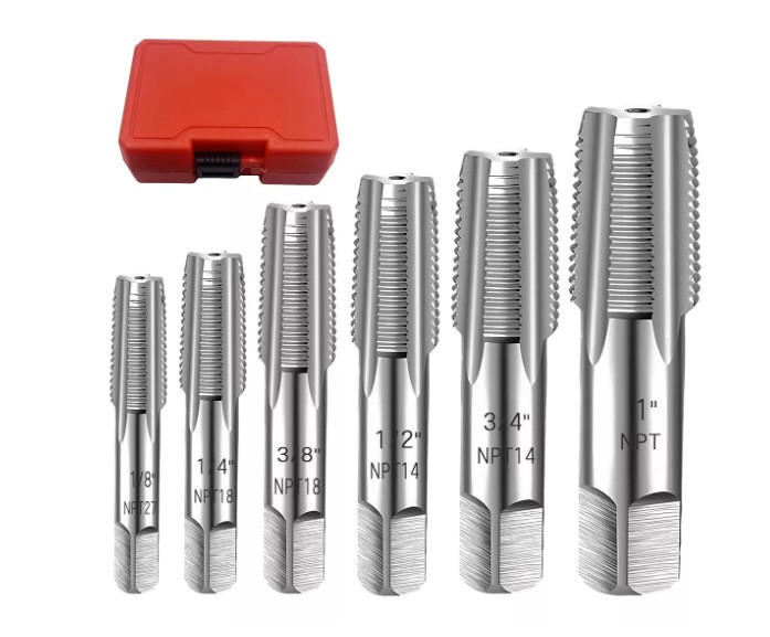 6PCS stripped wire extractor thread insert broken screw removal tube tap