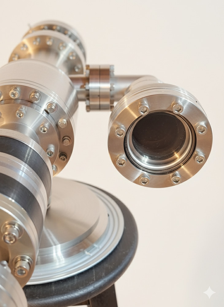 Conflat UHV Microwave Resonance & Particle Interaction Chamber