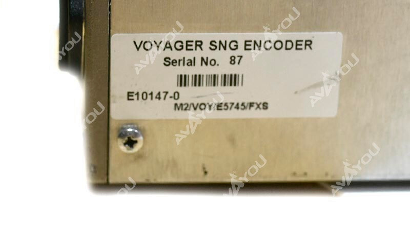 Tandberg Voyager SNG E5745 MPEG Encoder Evolution 5000 M2/VOY/E5745/FXS