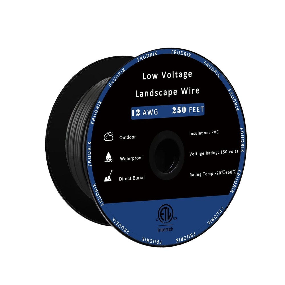 Low Voltage Landscape Lighting Wire - Outdoor Direct Burial Underground Low-E...
