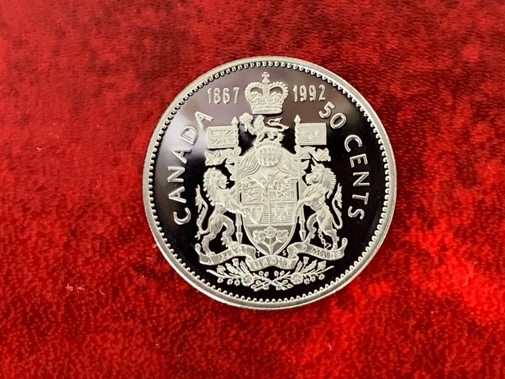 Canada 50 Cent 1992 Proof Coin-Uncirculated