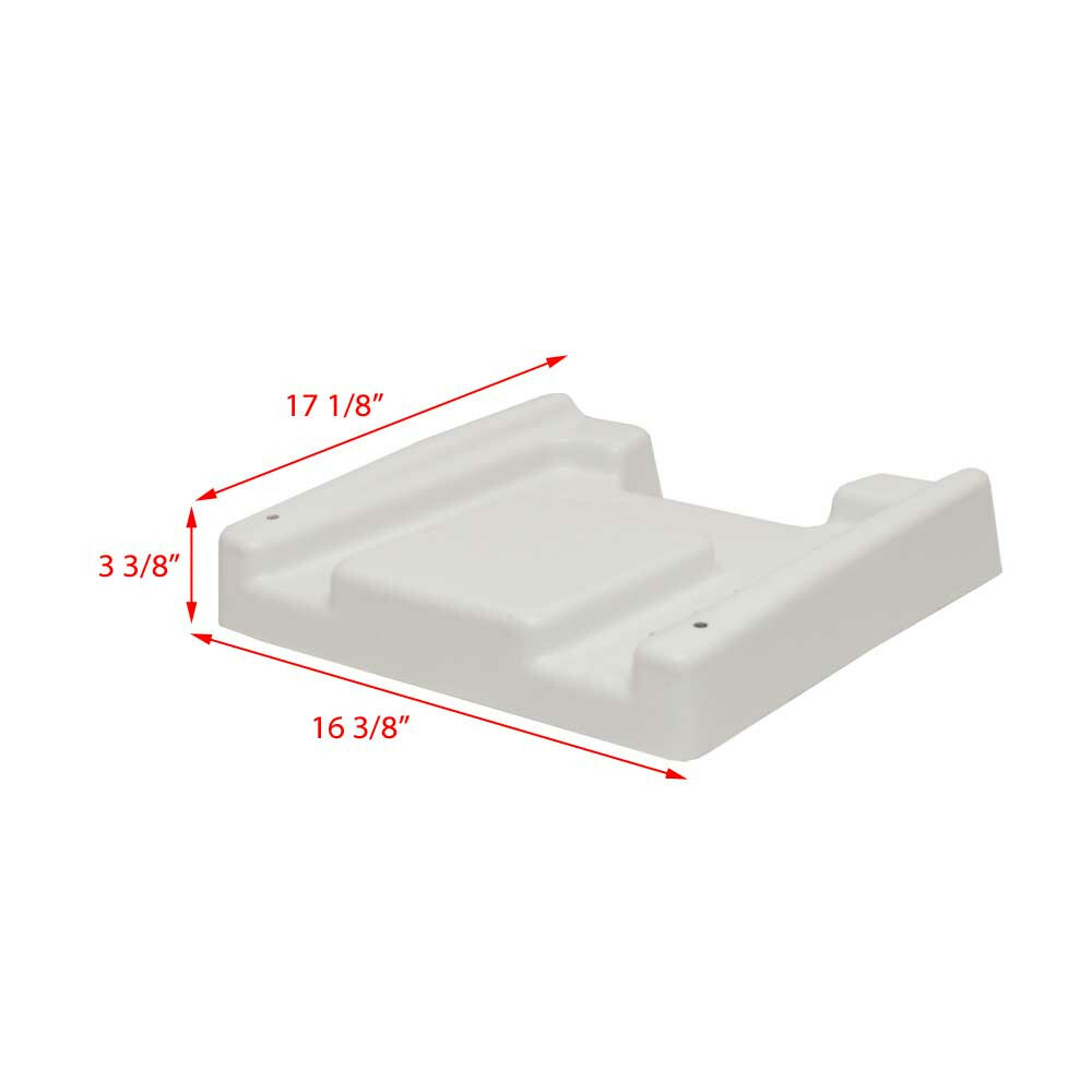 Jet Technologies Boat Ladder Panel 1005-KIT-58 | White Swim Platform