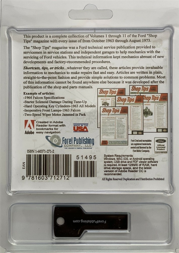 Ford Shop Tips (1963 - 1973) (USB)