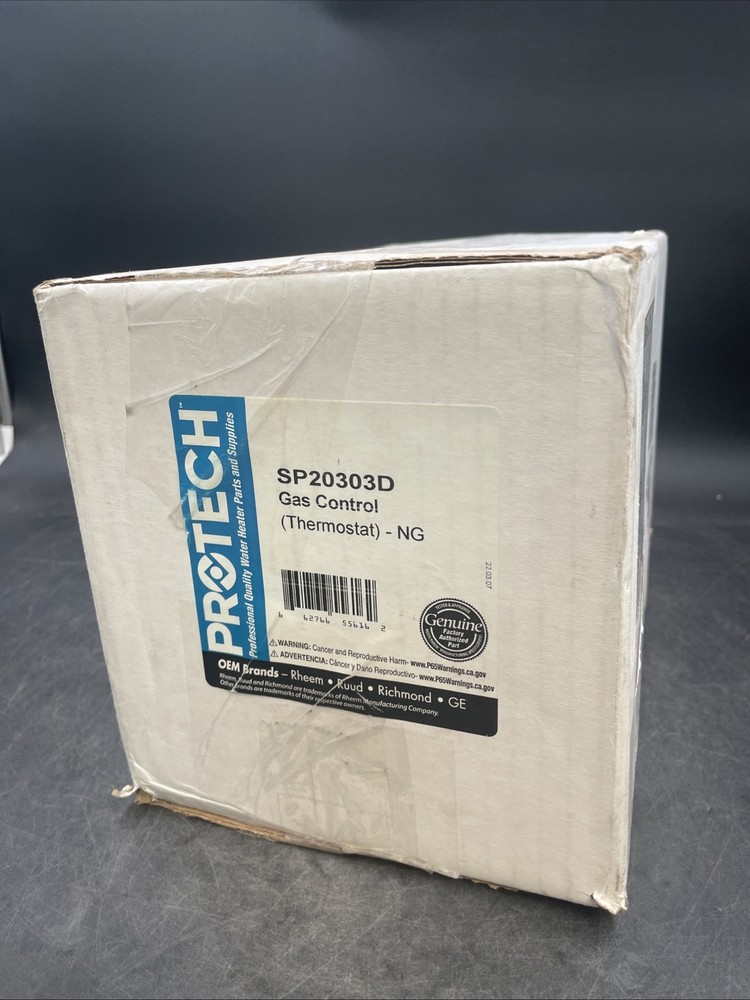 ProTech OEM Gas Control Thermostat (SP20303D) - NG (OPEN BOX)