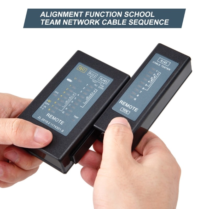 Gigabit Tester For Cable Lightweight ABS Construction