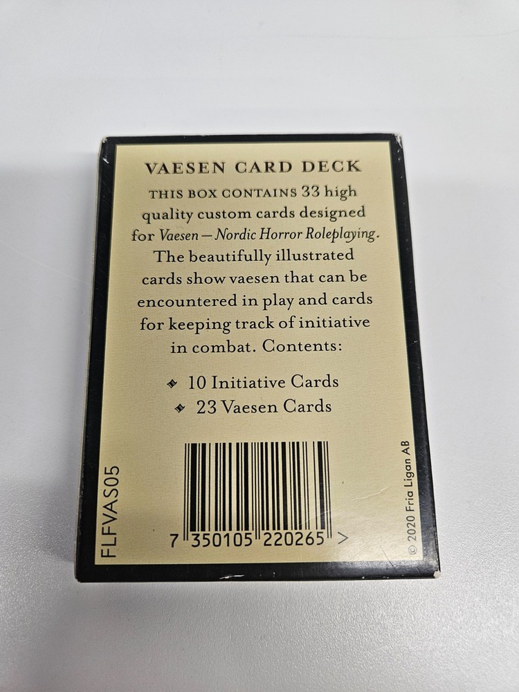 Vaesen RPG: Card Deck Pre-owned - Complete Nice!
