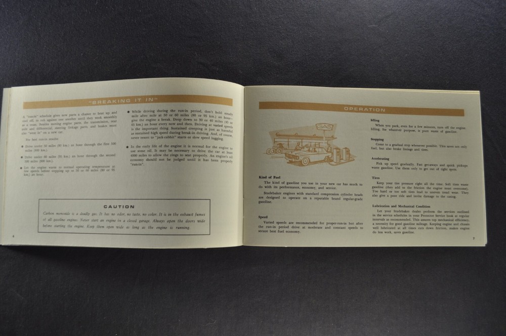 1966 Studebaker Owners Manual Guide Daytona Cruiser Commander Wagonaire 66