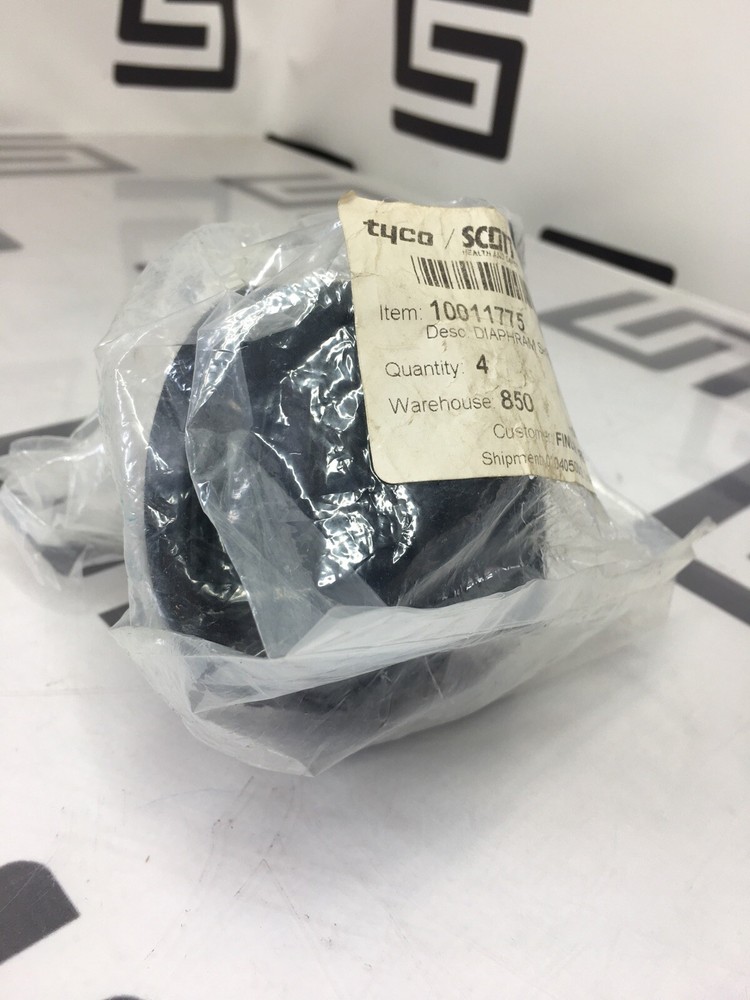Scott Tyco 10011775 Diaphram Shroud 4 PACK Black SCBA