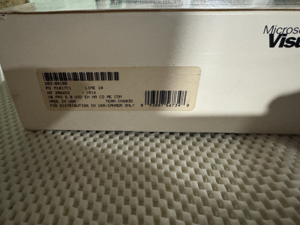 Microsoft Visual Basic Professional Version 5