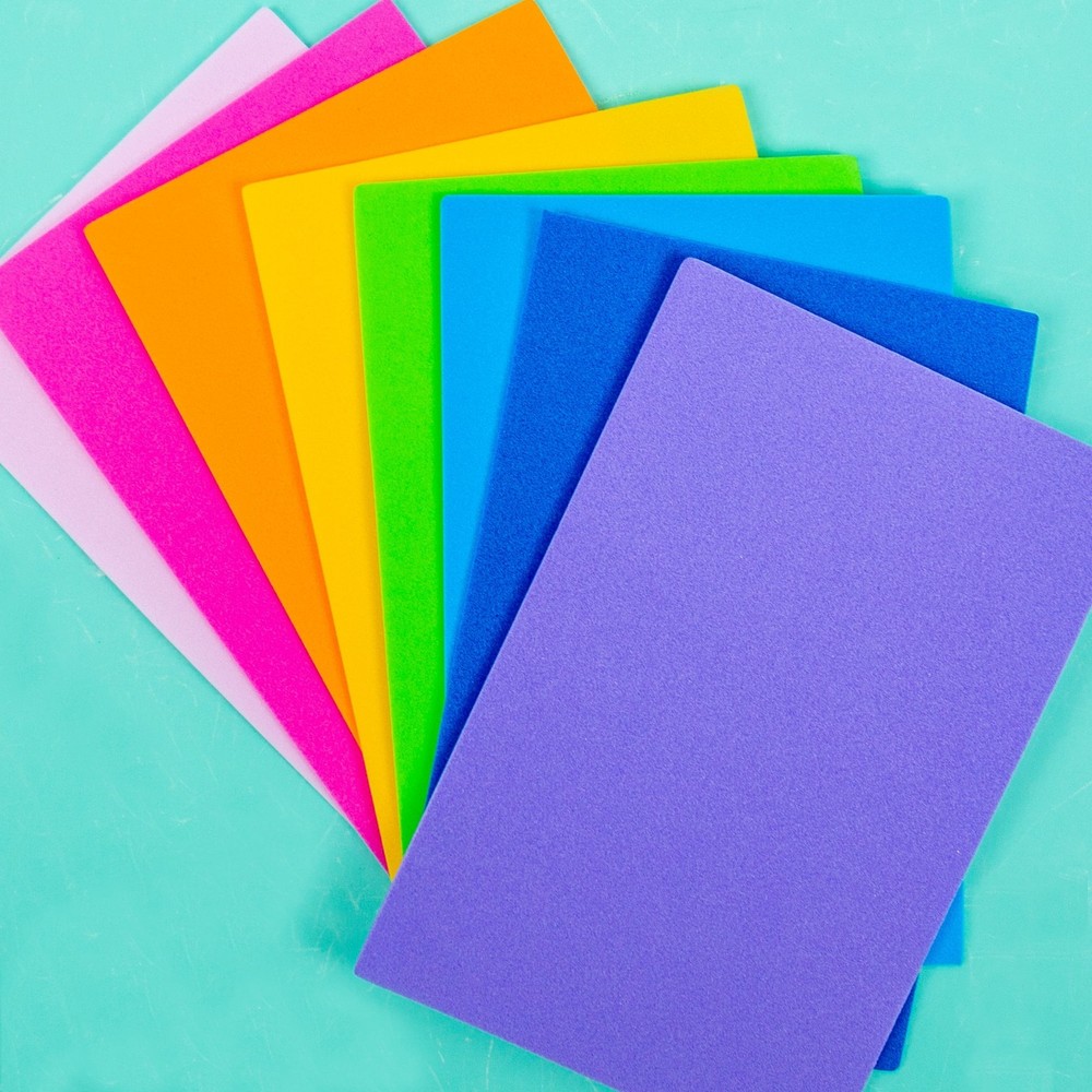 Hello Hobby Multicolor Adhesive Foam Sheets, 40-Pack