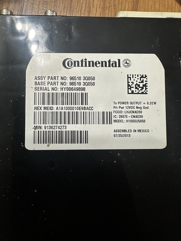 2013 2014 SONATA COMMUNICATION TELEMATIC COMPUTER MODULE BLUE LINK OEM