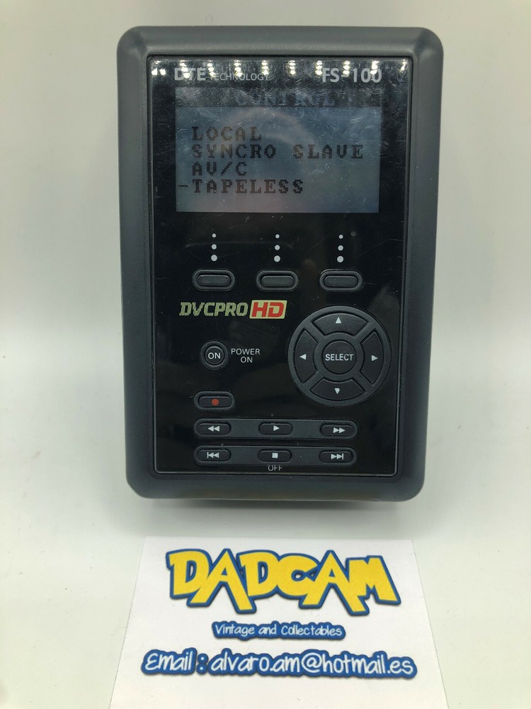 FS-100 DTE Technology HD Portable DTE Recorder HD 250G. VX1000 TAPELESS solution