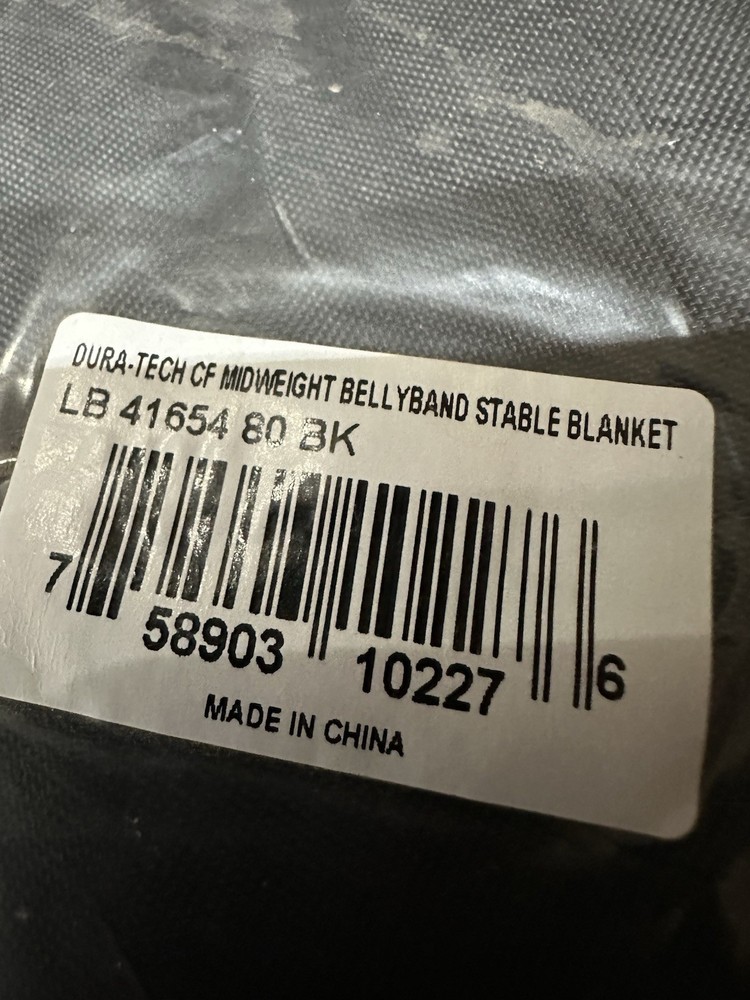 Horse Tack - DuraTech 80” Stable Blanket