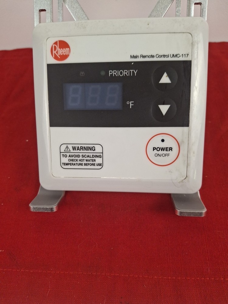 Rheem UMC-117 Tankless Water Heater Wall Remote Controller