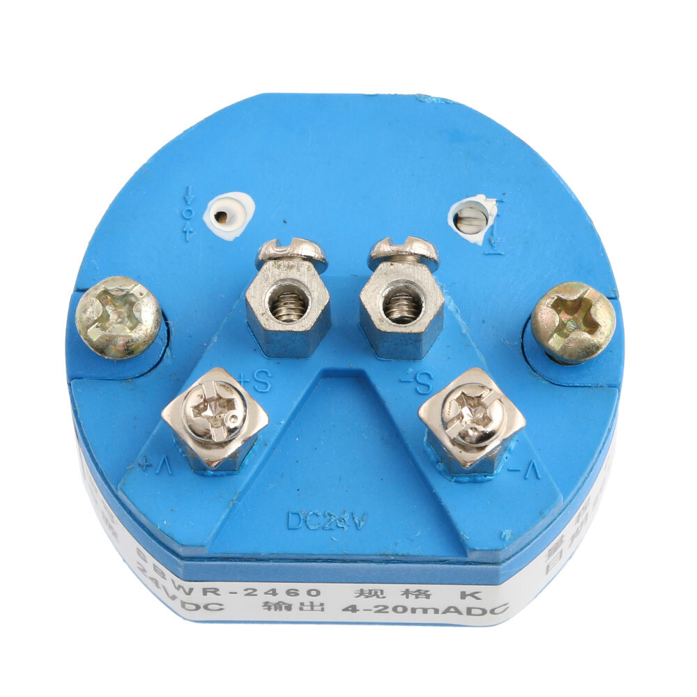 5PCS DC 24V 0-1000℃ K Type Temperature Sensor Transmitter Output 4 -20mA