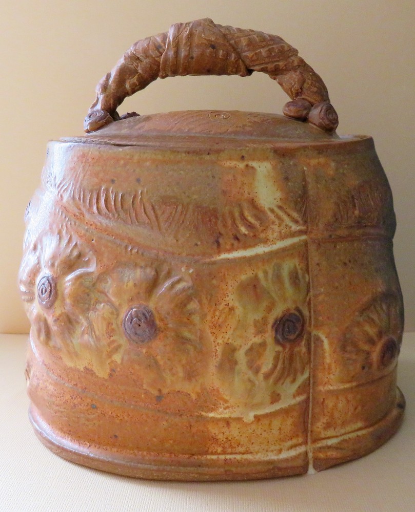 Artisan Crafted Earthenware Cookie / Storage Jar Handbag / Purse by Dudley