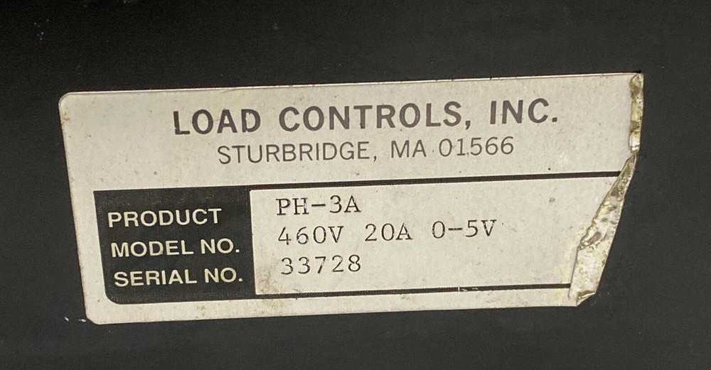 LOAD CONTROLS,PH-3A,POWER CELL TRANSDUCER