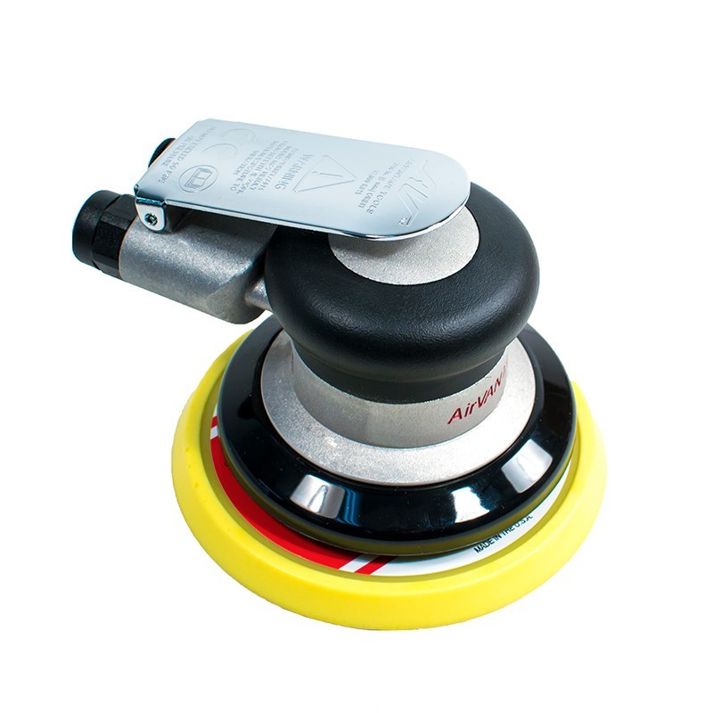AirVANTAGE 5" Random Orbital 3/32" Orbit Palm Sander with Hook & Loop Pad