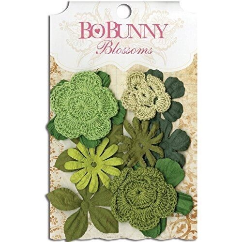 Bo Bunny Bouquet Flowers 11/pkg-clover