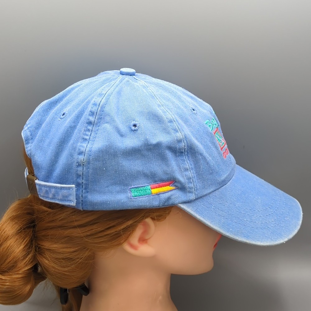 Bay Harbor Golf Club Hat Cap Blue Strapback Ahead One Size Adjustable