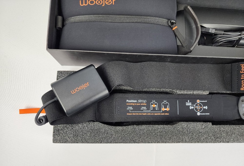 Woojer STRAP - Original 2017 Launch Model, Black, Haptic Vibration
