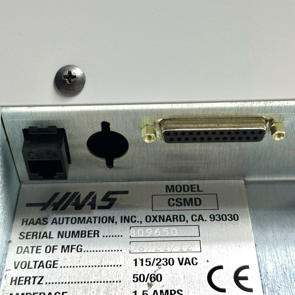 HAAS CSMD Mill Lathe Automation Control Simulator TESTED W Backup Software Batt.