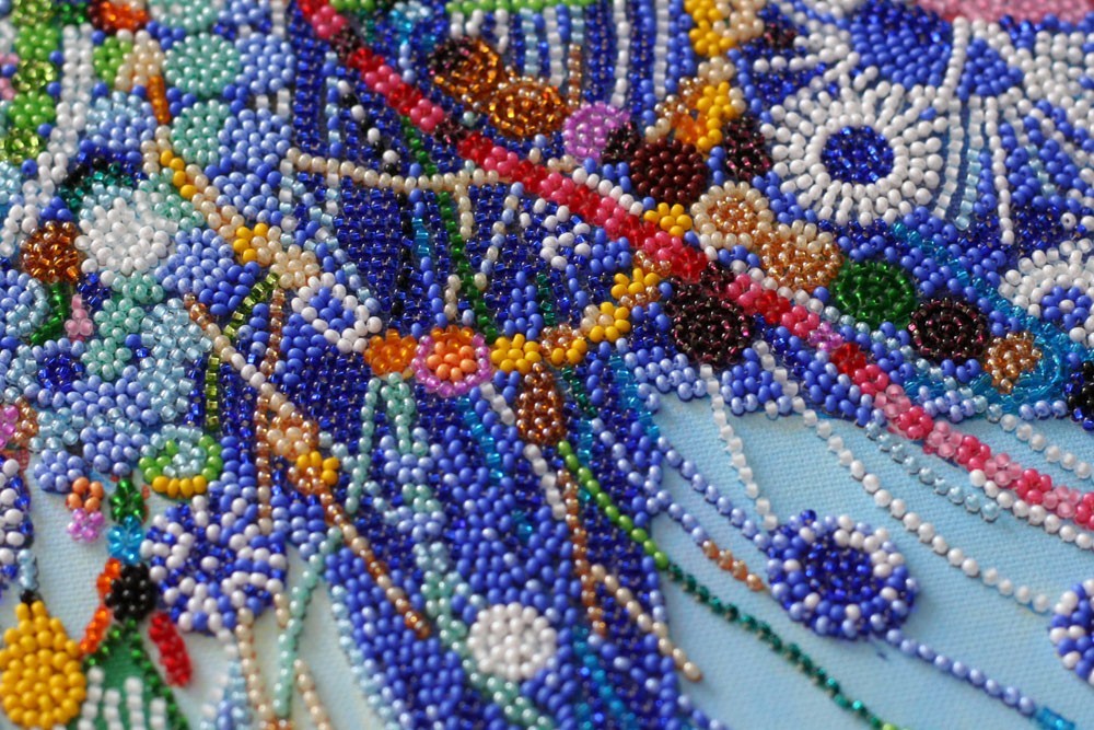 Bead Embroidery Kit "Camel" Stitching Handmade Beadwork
