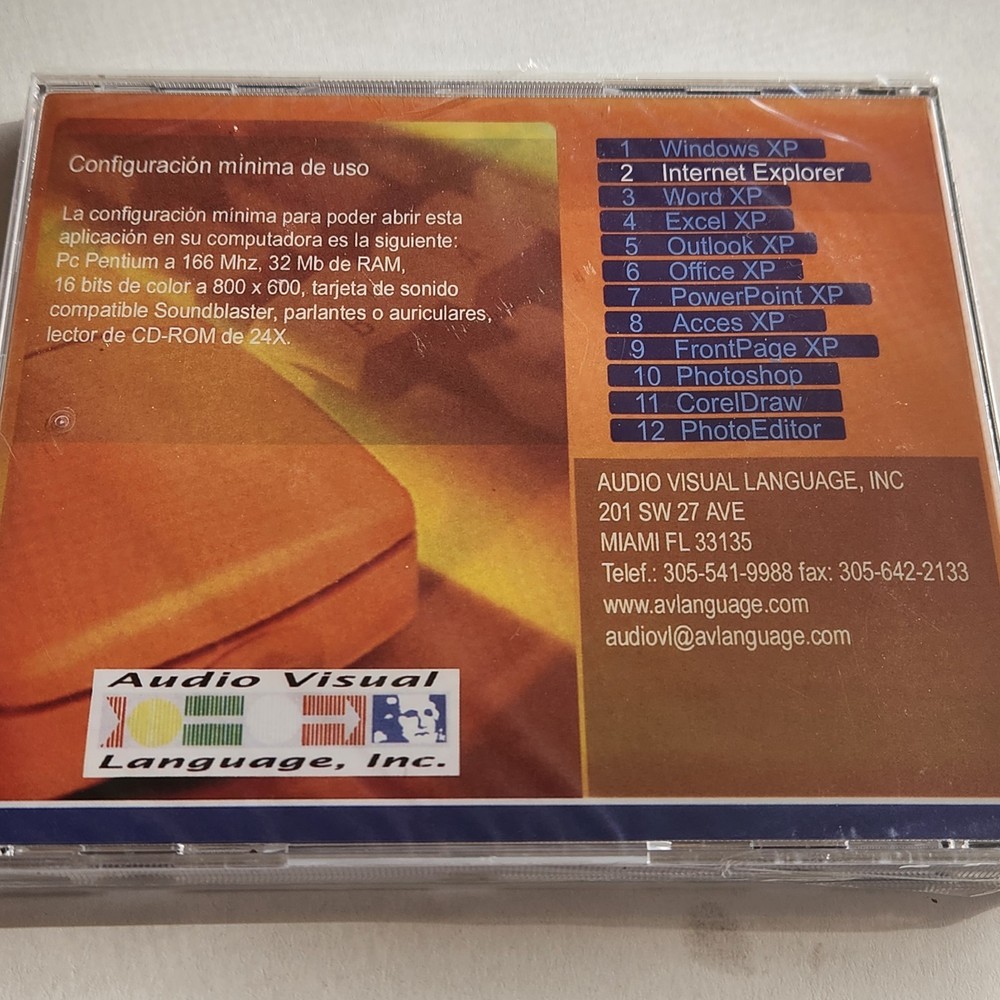 Sealed Curso Interactivo de Computacion #2 Internet Explorer XP CD ROM CD-ROM