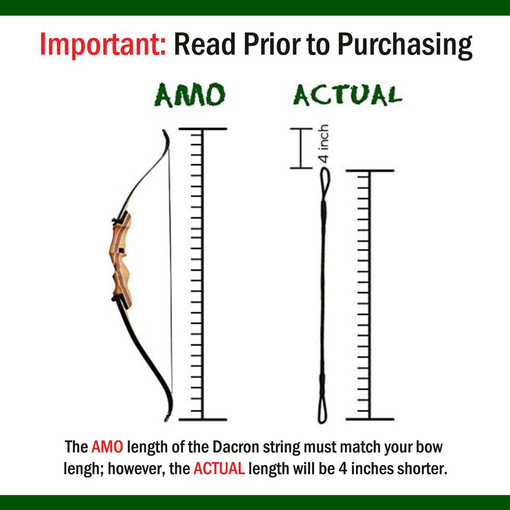 Archery Dacron Recurve Bow string Hunting Traditional Bow strings B-55 Bowstring